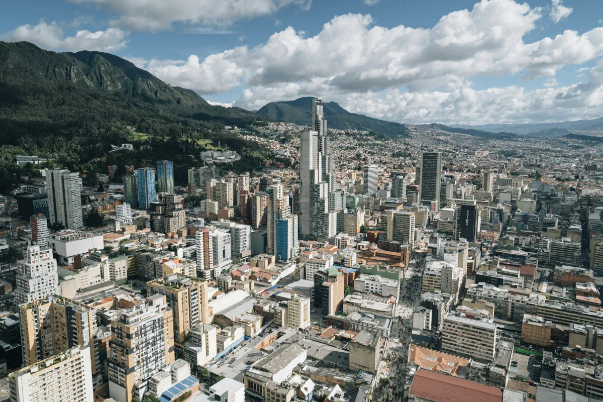 Bogotá y los cerros orientales