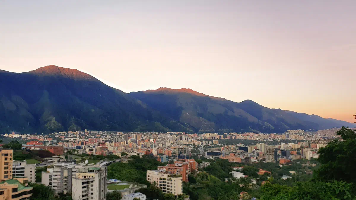 Caracas al atardecer